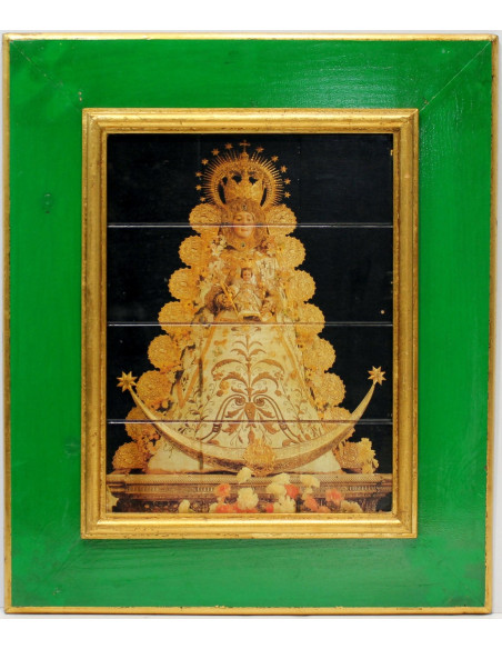 Anónimo: Azulejo Virgen del Rocío