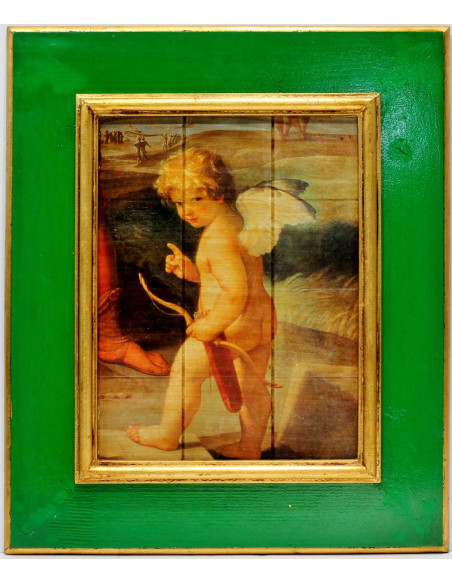 Anónimo: Azulejo Cupido