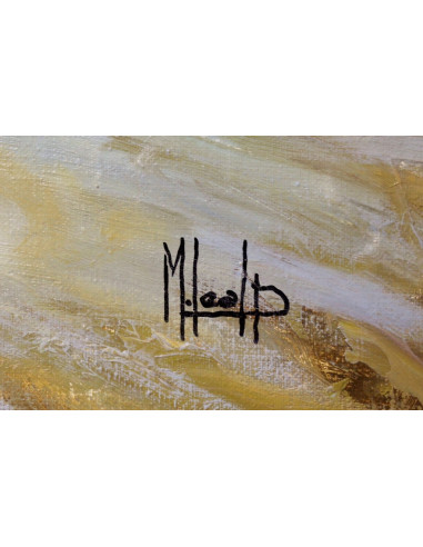 Manuel Leal: Estanque con peces