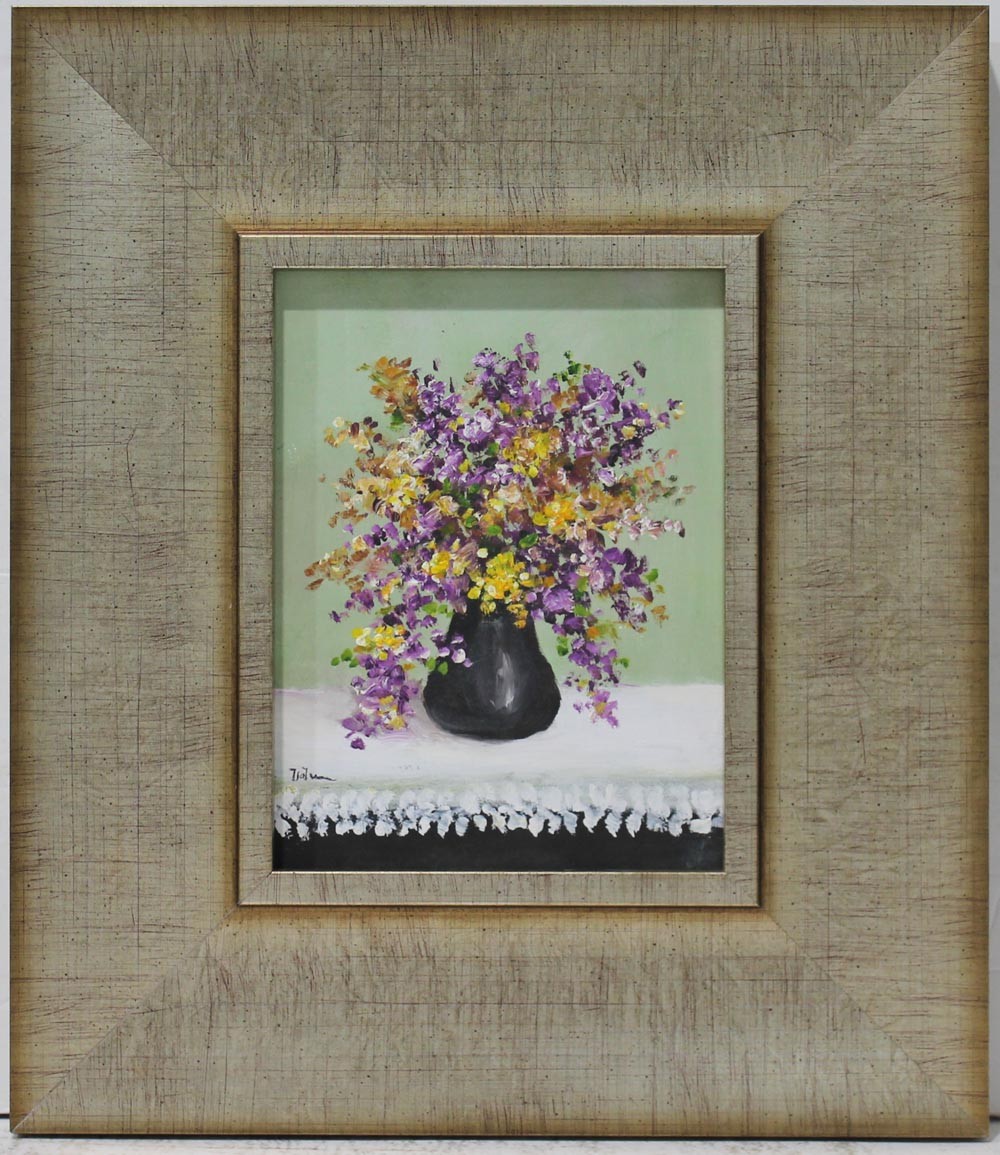 Isabel Illescas: Vase of flowers