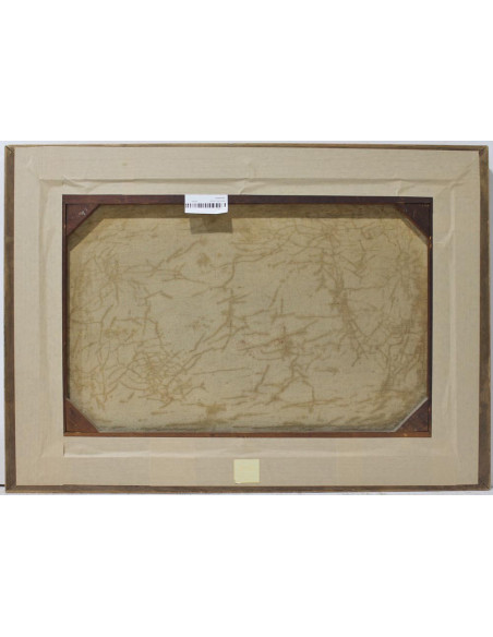 Firma ilegible: Courtyard of the cortijo