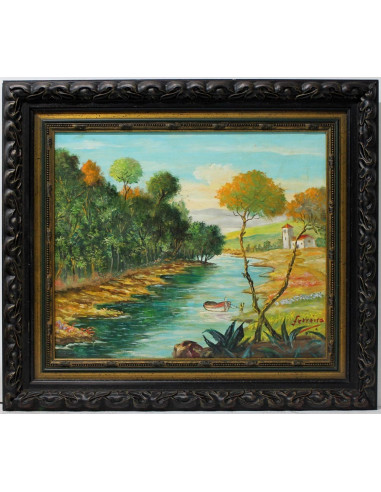 Ferreira: Paisaje con río