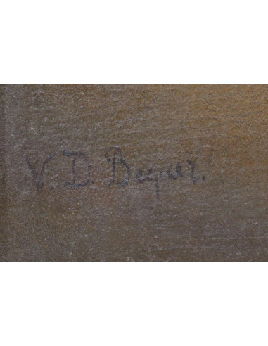 V.D. Bequez: Mujer con cubo