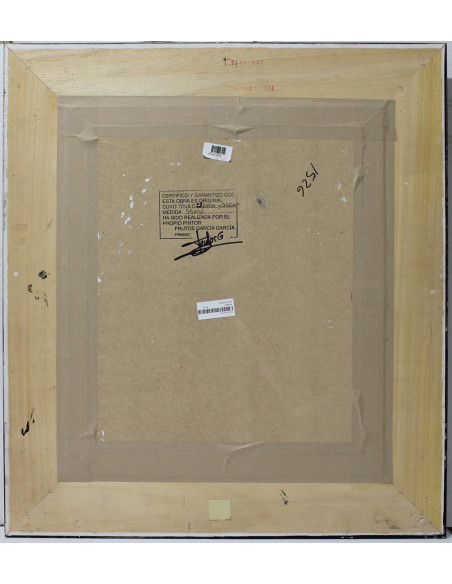 Frutos García: Vase and cherries