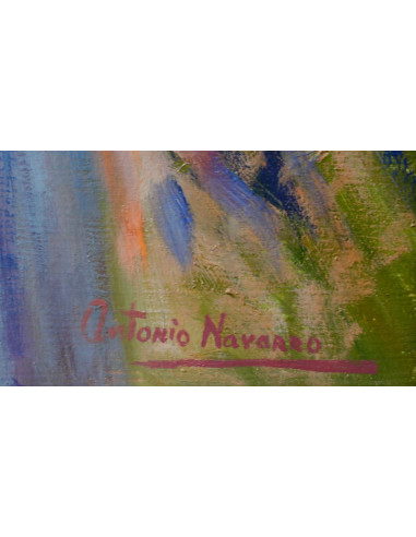 Antonio Navarro: The girl with the flowers