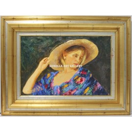 Román Francés: Woman with hat