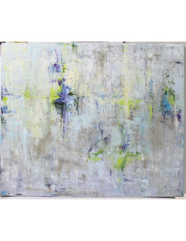 Ana Delgado: Abstract in blue and green