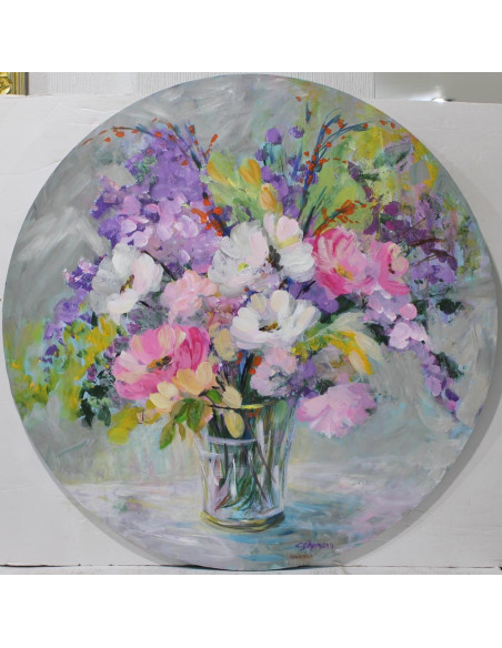 Carmen Schamann: Flowers in round