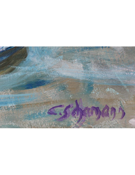 Carmen Schamann: Flores en redondo