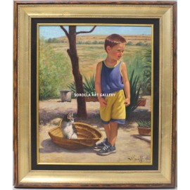 J. Borrell: The boy and the cat