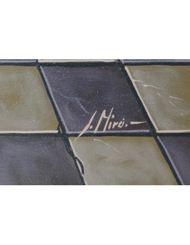 Miró: Bodegón uvas y jazmín