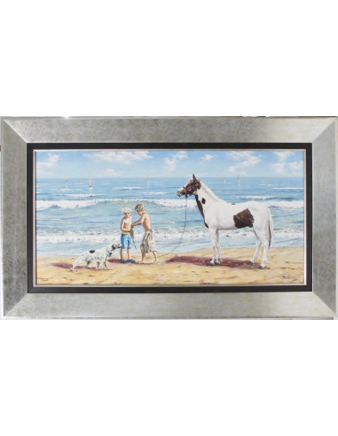 A. Fuste: Children on the beach