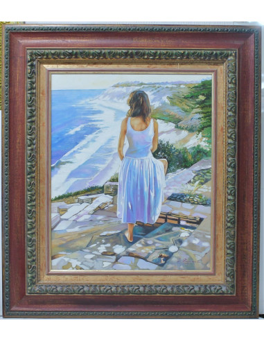 J. Ferrandiz: Girl with her back turned