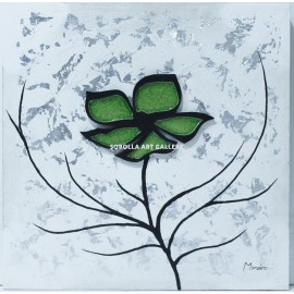 Miró: Green flower