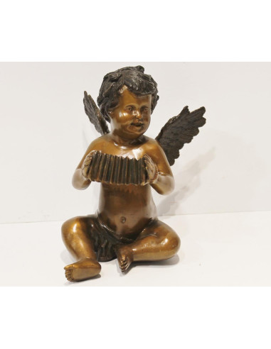 Anónimo: Ángel con acordeón