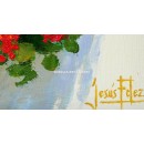 Jesús Fernández: Ventana con glicinias