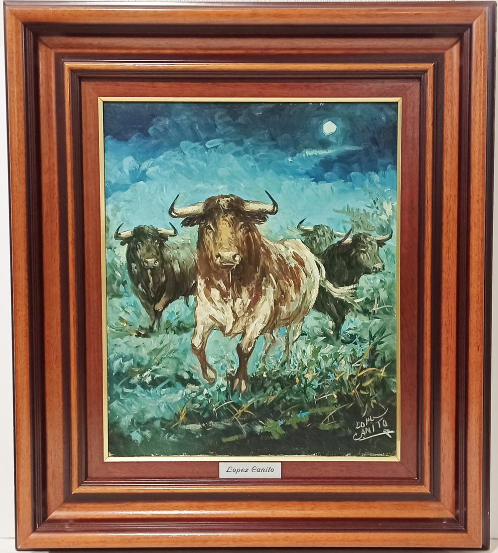 López Canito: Bulls in the countryside