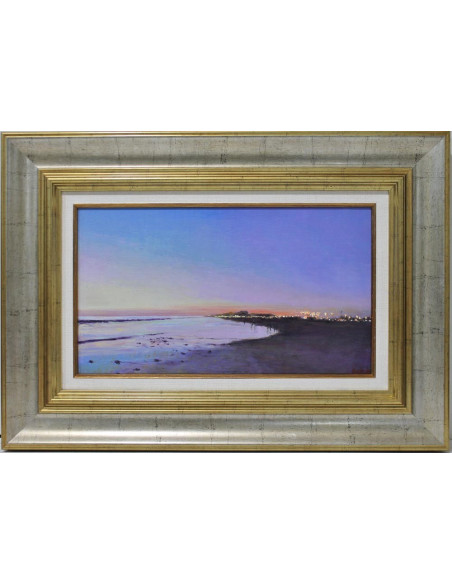 Manuel Reina: Playa de Cortadura de noche