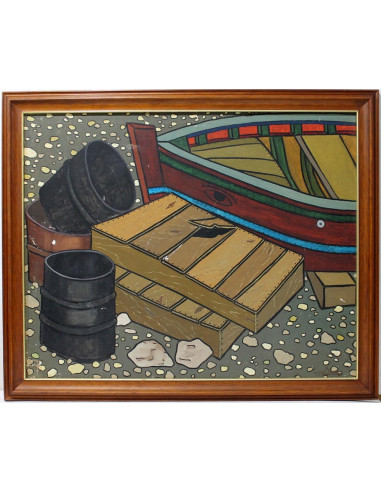 Antonio López Muñoz: Boat and boxes