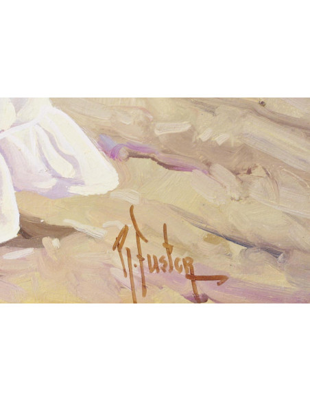 Fuster: Women on the shore of the beach