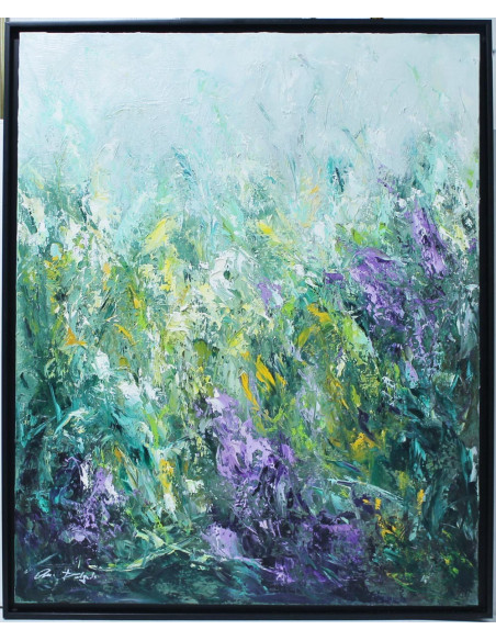 Ana Delgado: Field of lilies