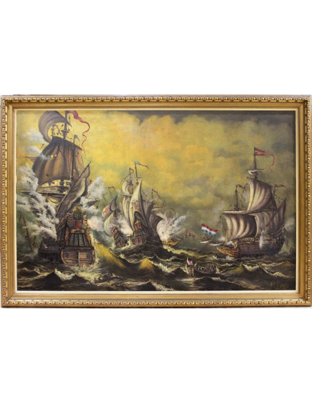 Emilio Payes: Batalla naval