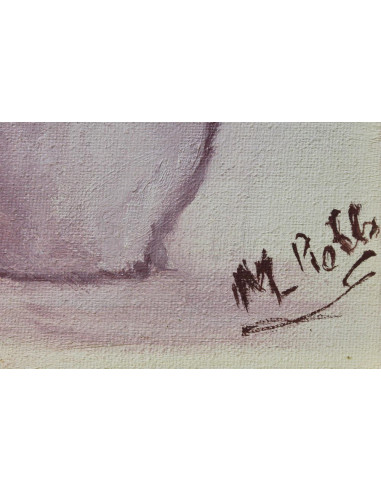 Jarrón de flores   | Cuadro al óleo de María Luisa Robles