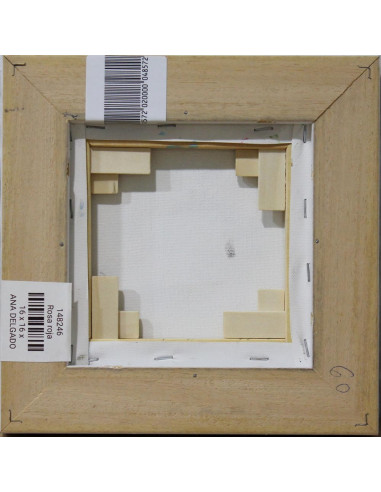 Rosa roja | Cuadro al óleo de Ana Delgado