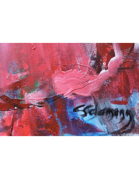 Gitana de espaldas | Cuadro al óleo de Carmen Schamann