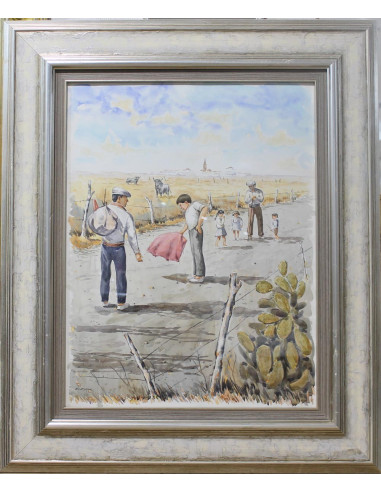 Emilio Zurrón: Playing bull