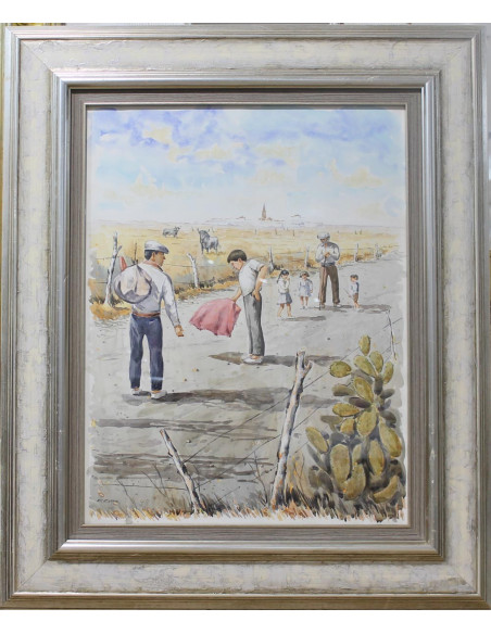 Emilio Zurrón: Playing bull