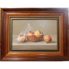 Still life with pomegranates