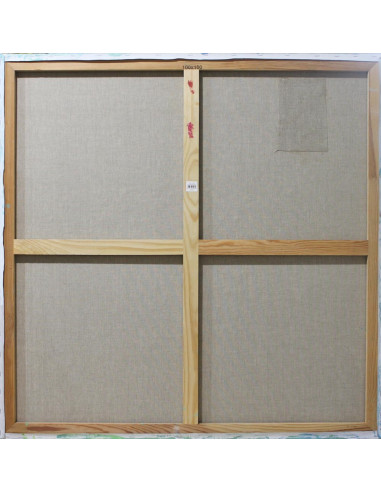 Abstracción en rojo | Cuadro al óleo de Ana Delgado