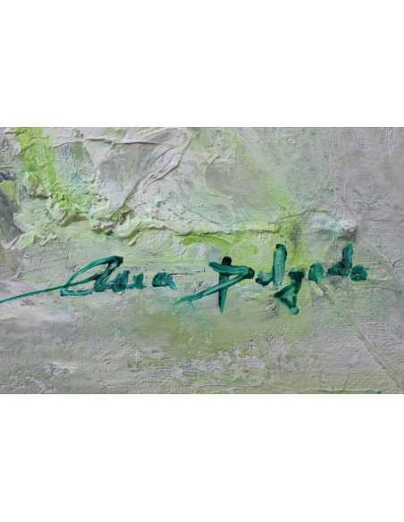 Lilas | Cuadro al óleo de Ana Delgado