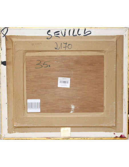 Figuras en la playa | Cuadro al óleo de Jorquera