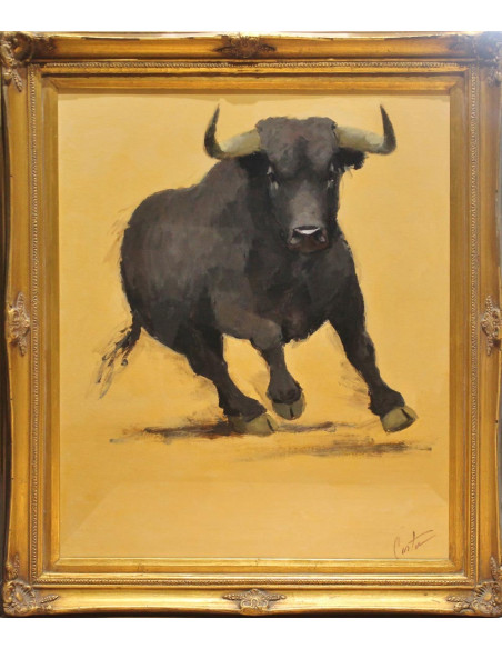 "Ese toro" | Cuadro al óleo de Enrique Pastor