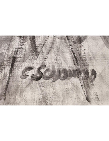 Flamenca | Cuadro al óleo de Carmen Schamann