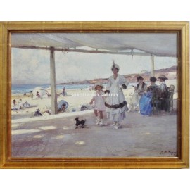 Mujer y niña (reproducción)