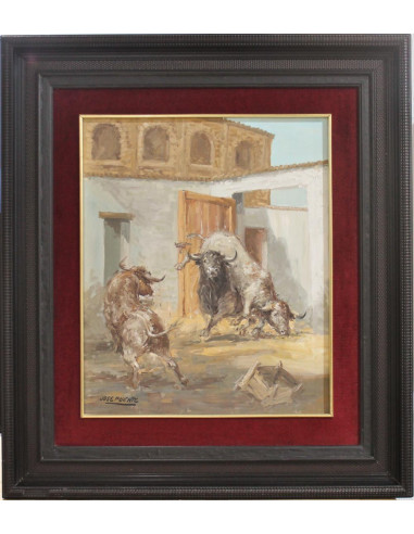 José Puente: Bulls fighting