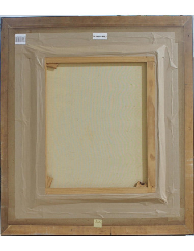 Toros peleandose | Cuadro al óleo de José Puente