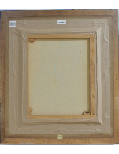 Toros peleandose | Cuadro al óleo de José Puente