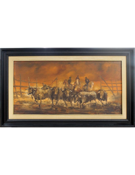 José Puente: Bulls in the countryside