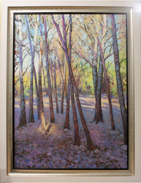 José Luis Valdivia: Poplars in Autumn