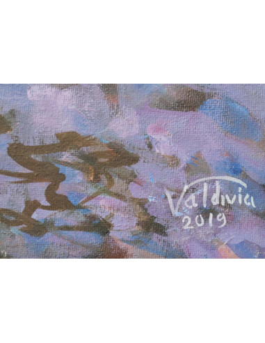 Chopos en Otoño | Cuadro al óleo de José Luis Valdivia