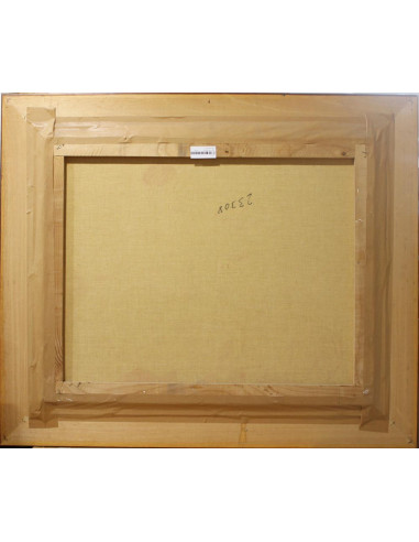 Esperando la pesca | Cuadro al óleo de José Luis Giner