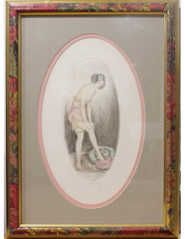 Mujer sensual | Cuadro al óleo de Evans