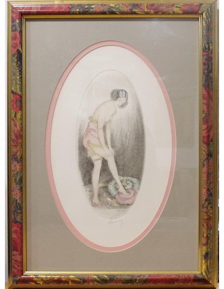 Mujer sensual | Cuadro al óleo de Evans