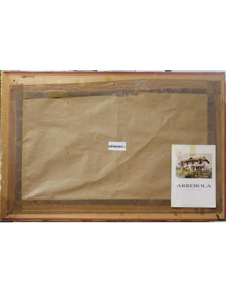 Vista de río | Cuadro al óleo de Arrebola