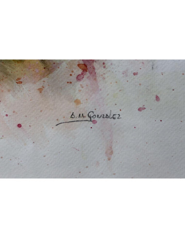 Virgen del Rocío | Cuadro al óleo de Ana María González