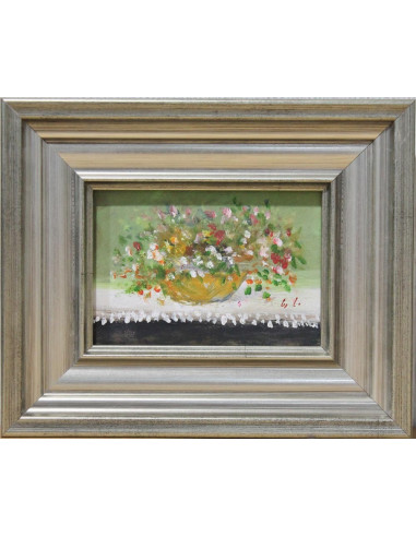 Isabel Illescas: Basket of flowers